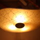 1960s Pendant Light Glass/Chrome, Czechoslovakia