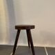 Tabouret de ferme bois tripode vintage