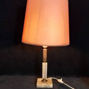 Onyx and Travertine Table Lamp Base