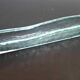Plat allongé en verre Années 70 Longueur 38 cm
