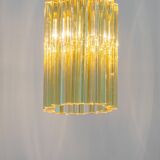 Small Murano glass ceiling light designed by Venini for Kalmar, Austria, 1970s.