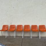 6 Grosfillex chairs