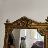 Important 19th century fireplace mirror