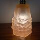 Art Deco pink glass tulip signed ROS / Degué – circa 1930-1940