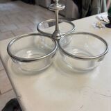 Royal signature pewter and crystal servant