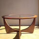 Table basse Astro ronde en teck 1960