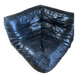 TOGO BLACK LEATHER corner armchair