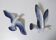vintage earthenware wall decoration with birds in slipware