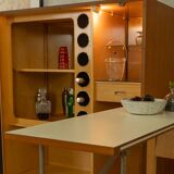 Extendable bar cabinet for the home, 1950s
