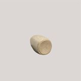 Vase en céramique craquelée émaillée blanc