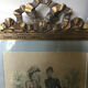 Engraving from 1889 in old frame