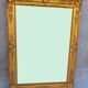 Large mirror in wood and gilded stucco, 19th century, 155 X 112 cm