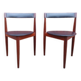2 x Hans Olsen chairs for Frem Røjle, Denmark, Set de Lux, 1960s