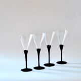 4 Hadeland glasses of 1980