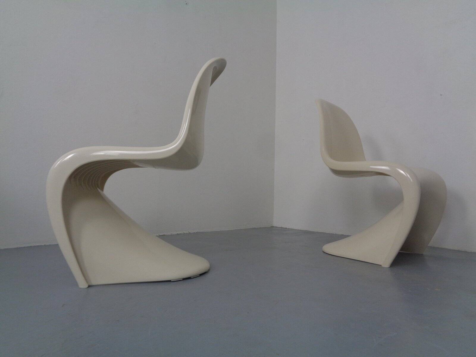 Set of chairs by Verner Panton for Herman Miller, 1970s