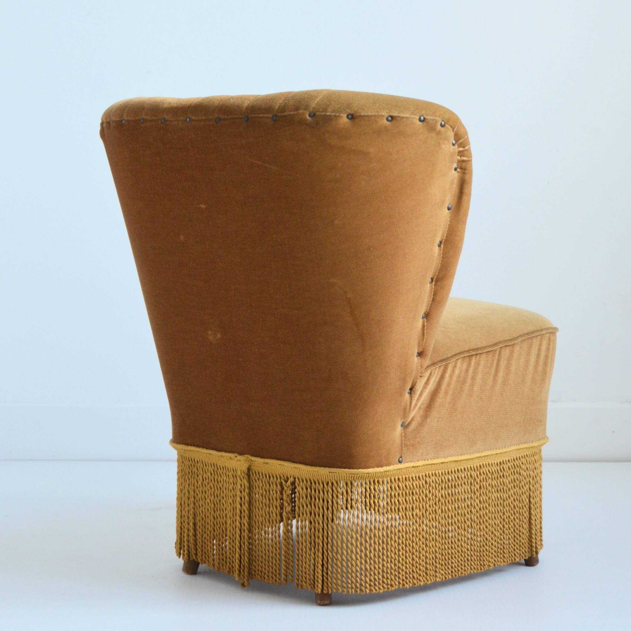 Vintage 1960s cocktail armchair