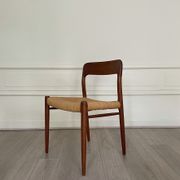 Set 4 chairs by Niels Otto Møller 1960