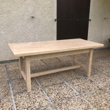 Solid wood dining table