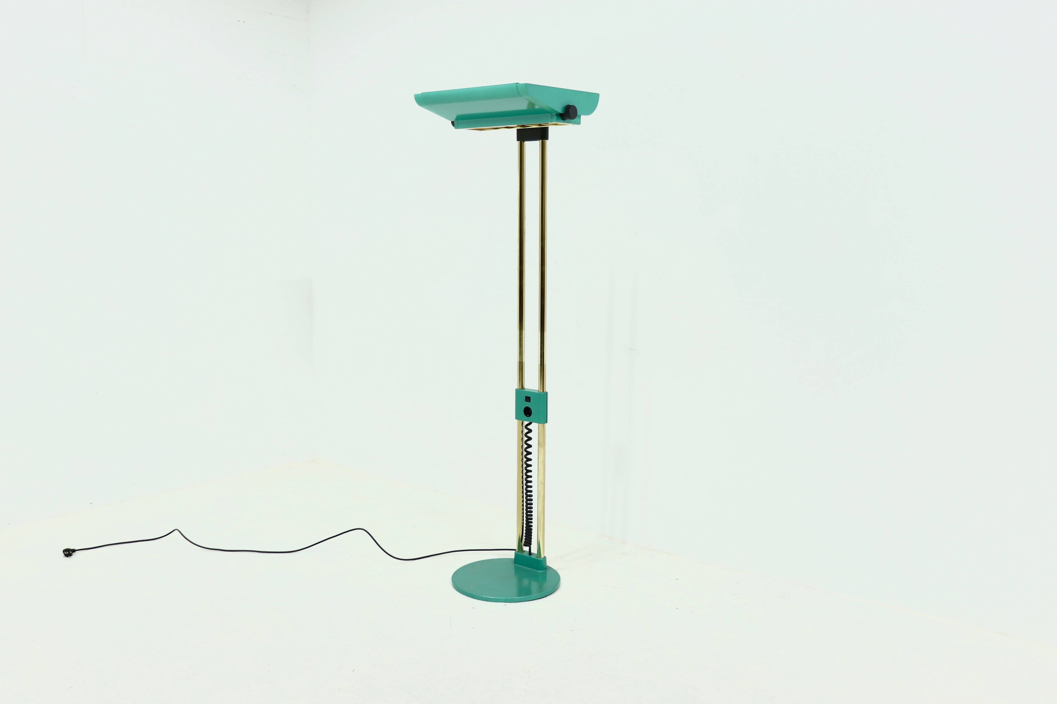 Post Modern Memphis Style Ludwig Leuchten Floor Lamp 1980s