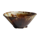 Enamelled terracotta cup
