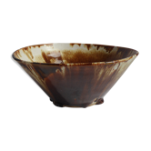Coupe en terre cuite émaillée