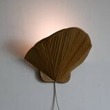 Lampe murale moderne du milieu du siècle Clam Shell Pencil Reed