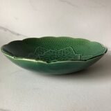 Vintage dish in green earthenware Gien