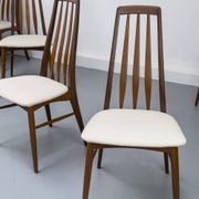 Chaises Eva en Teck par Niels Koefoed pour Koefoeds Hornslet, 1960s, Set de 6