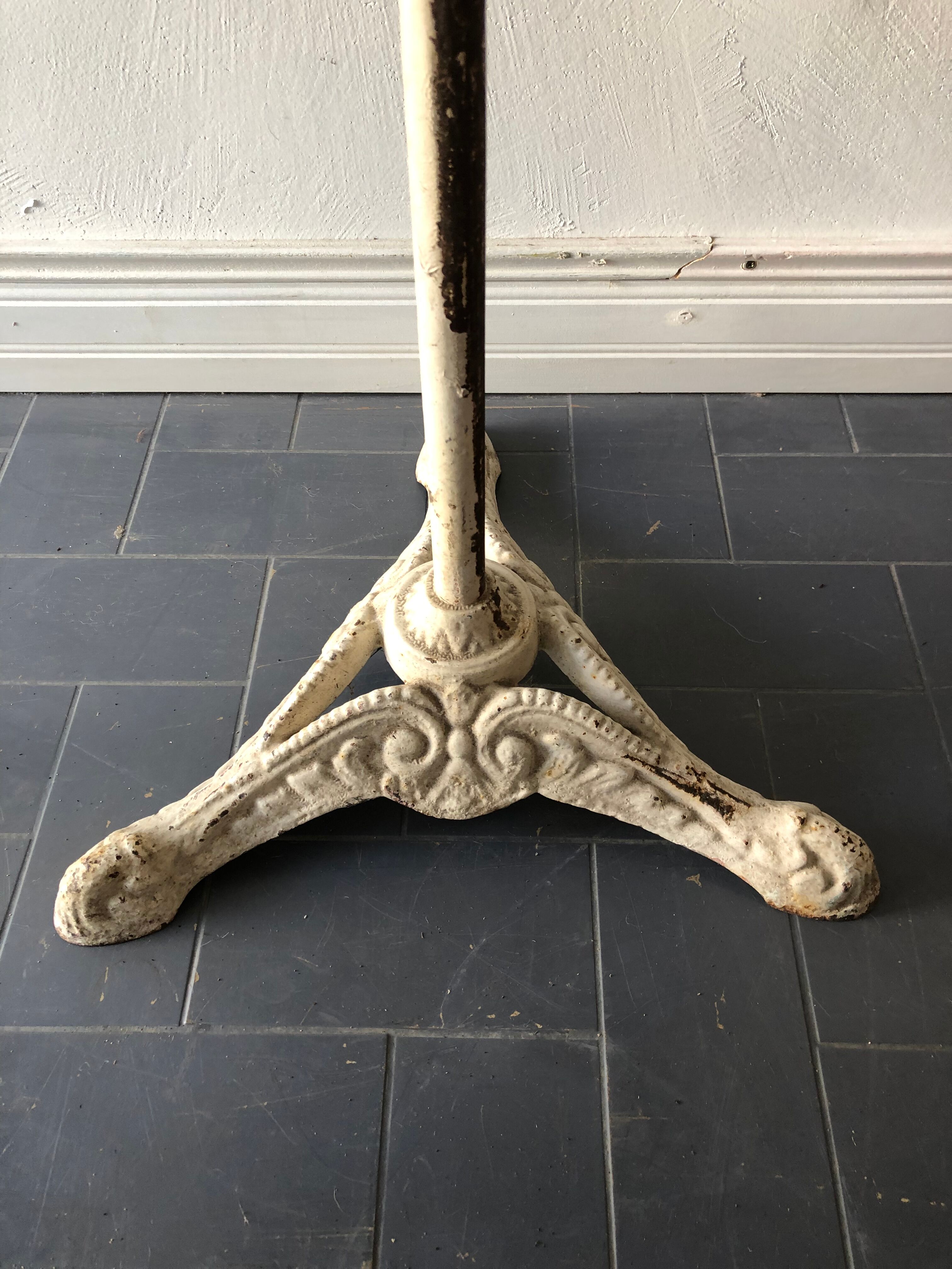 Old bistro table for garden