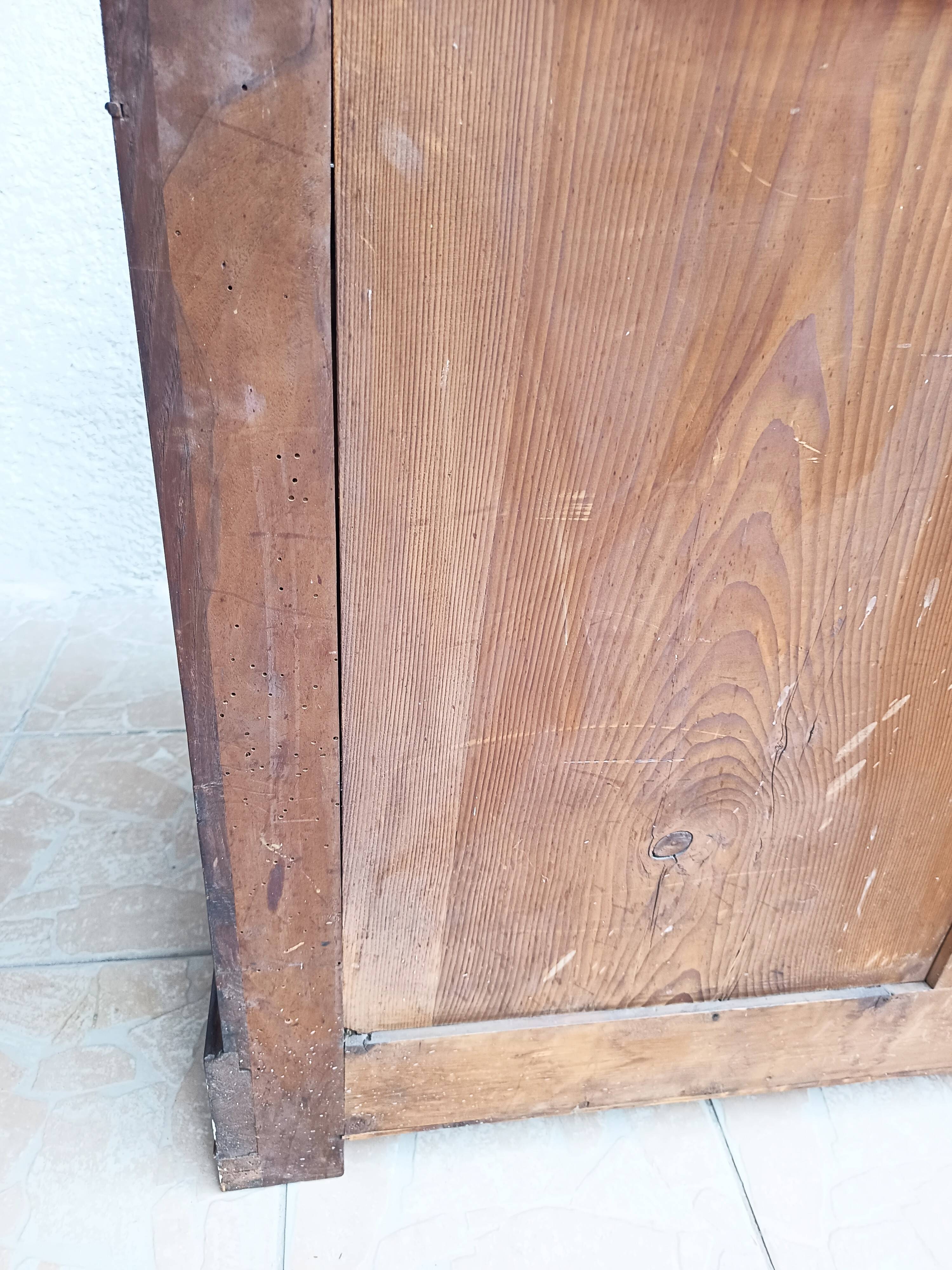 Louis Philippe mahogany secretary chest of drawers