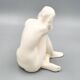 Ceramic Woman Figure, Jihokera Bechyně, 1960s Czechoslovakia