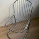 Pair of G. Rinaldi metal/chrome chairs