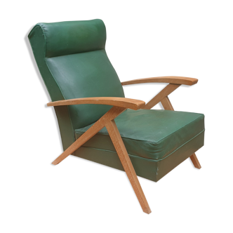 Fauteuil pieds compas
