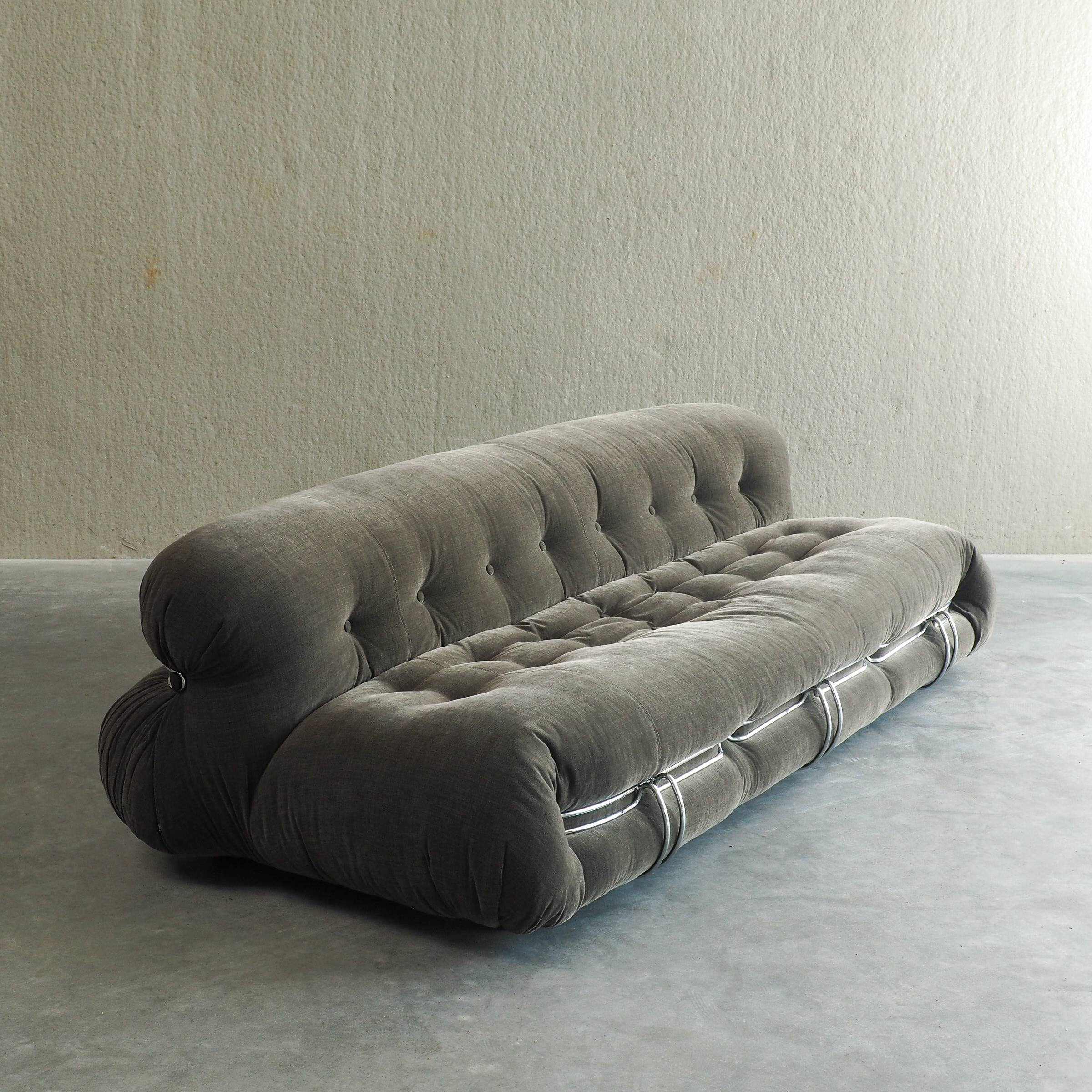 Soriana 3 seater by Afra & Tobia Scarpa for Cassina
