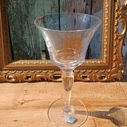 Grand verre de dégustation ancien blason doré – signé Jeanne Châtel