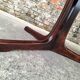 Large vintage Baumann table in rosewood with extensions, antique furniture.