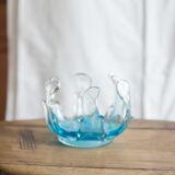 Cup scratch blue murano