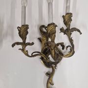 Grande Paire appliques de style Louis XV en bronze doré