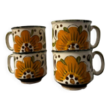 Boch La Louvière cups - Paradiso Yellow series