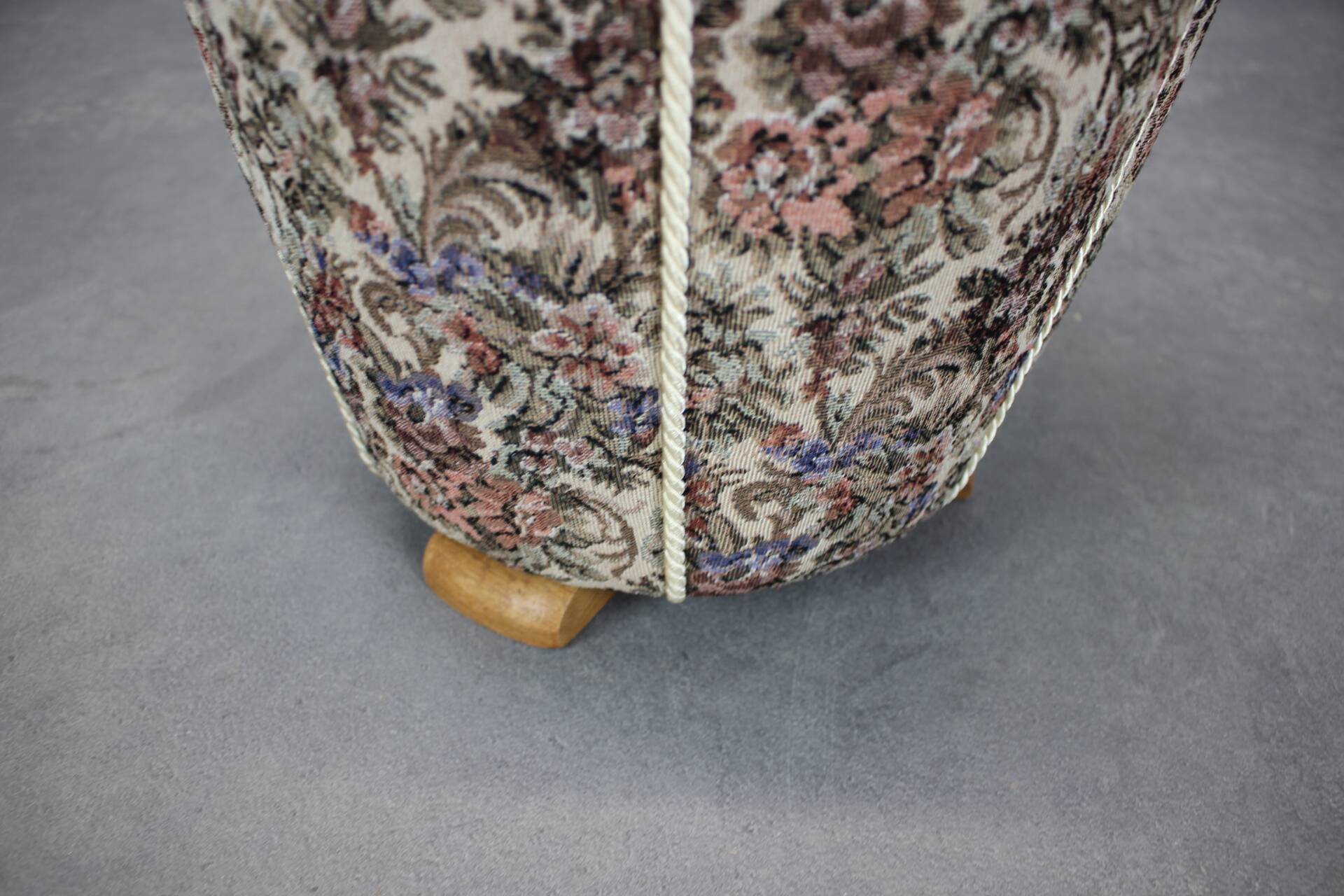 Art Deco Stool Designed by Jindřich Halabala, 1940s