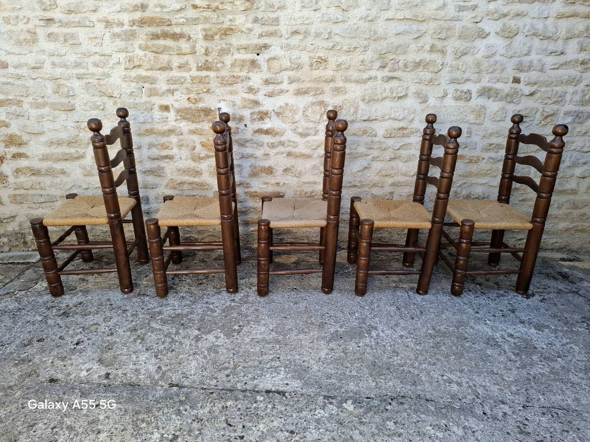 Chaises style Charles Dudouyt