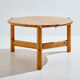 Pinewood dining set by rainer daumiller for hanex, set of 7