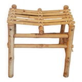 Low Vietnamese bamboo stool