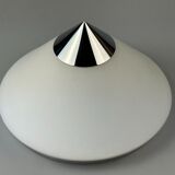 60s 70s ceiling lamp or wall lamp by Limburg Leuchten Germany glass chrome