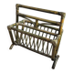 Porte revue bambou rotin vert
