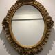 Baroque oval mirror 44 x 60cm
