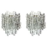 1 of 2 Large Kalmar Murano Wall Sconces, Austria, 1960s