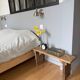 Wooden bedside table