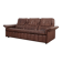 Brown leather sofa, Swiss design, 1970s, manufacture: De Sede