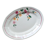 Oval dish Bitche Sarreguemines
